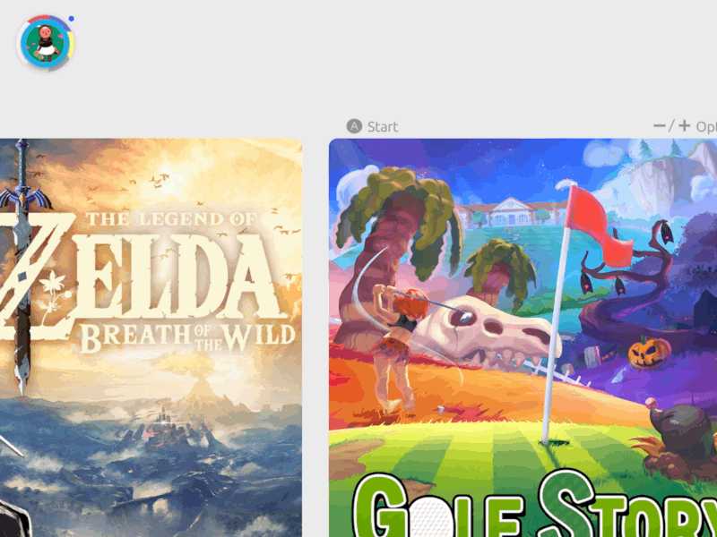 Hidden menu bar animation